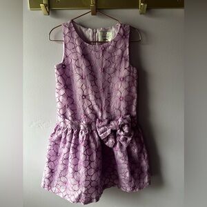 Dressed Up by Gymboree Purple Floral Dress Size 6